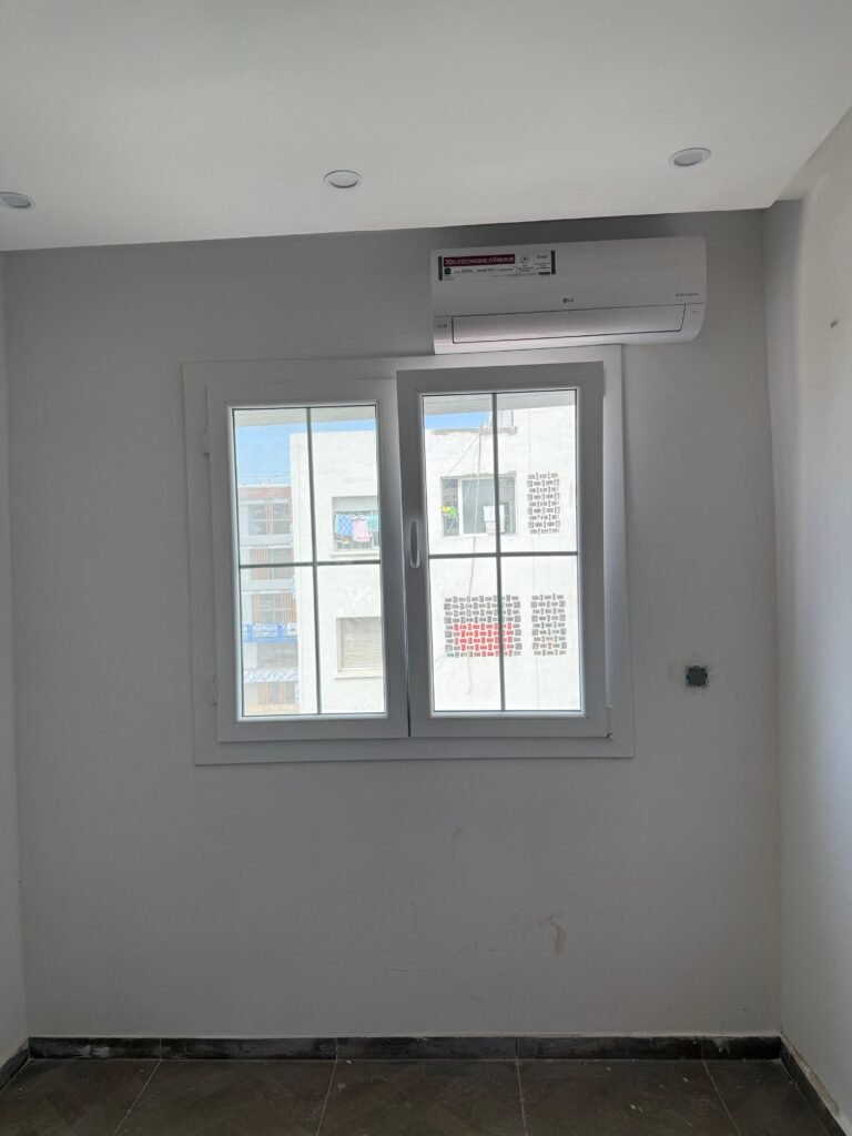 Fenêtre en double vitrage en PVC Maroc